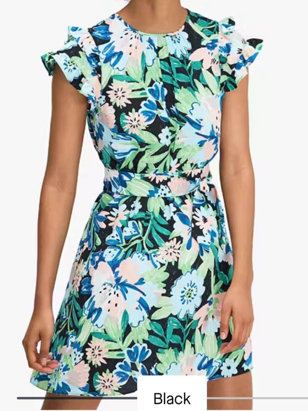 NWOT Kate Spade New York Full Bloom Dress- 4- Blue/Green- MSRP $298